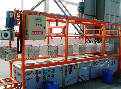 垂直平移自動超聲波清洗機