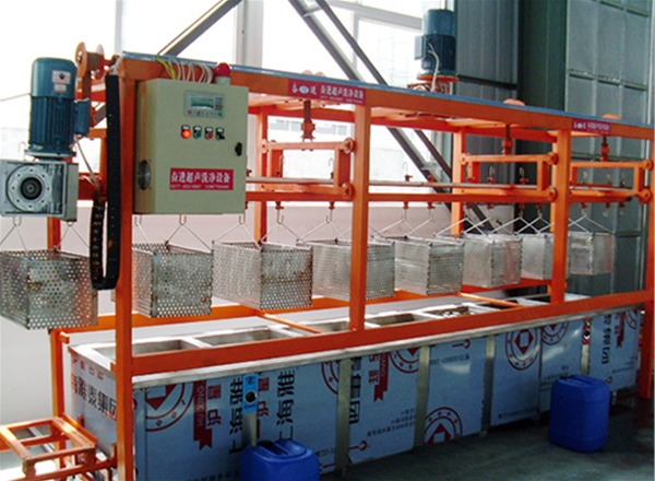 垂直平移自動超聲波清洗機