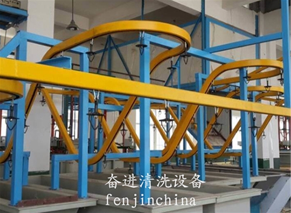 懸掛式超聲波清洗機清洗線