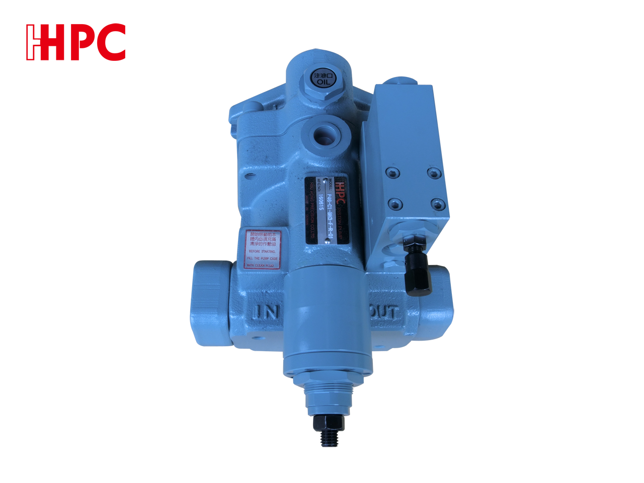 臺灣HHPC旭宏P16-C1-BH3-F-R-01兩壓兩流壓力外控型附高壓保護