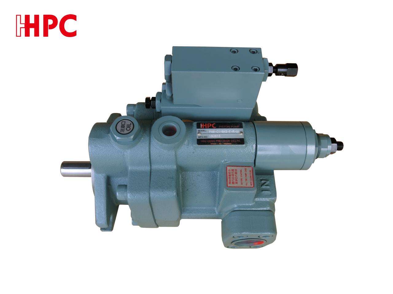 臺灣HHPC旭宏P16-C1-BH3-F-R-01兩壓兩流壓力外控型附高壓保護