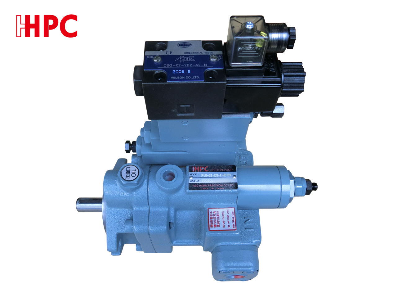 臺灣HHPC旭宏P16-C1-D3-F-R-01兩壓兩流附電磁低壓卸載型