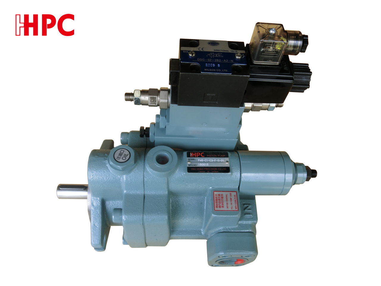 臺灣HHPC旭宏P16-C1-E3-F-R-01兩壓兩流附電磁兩段壓控制型